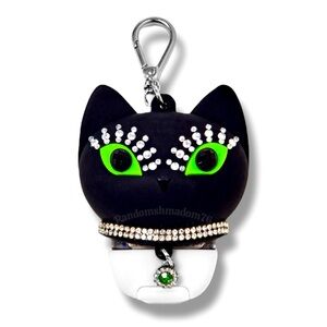 NWOT Bath & Body Works 2024 Halloween Glow in the Dark Glam Cat Pocketbac Holder
